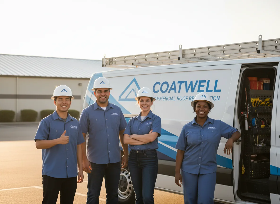 Commercial roof coating company in Barker, NY